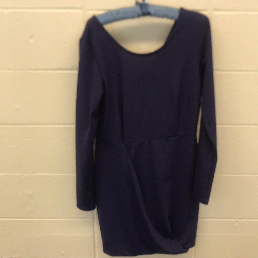 BCBG womens dress, deep purple, size L